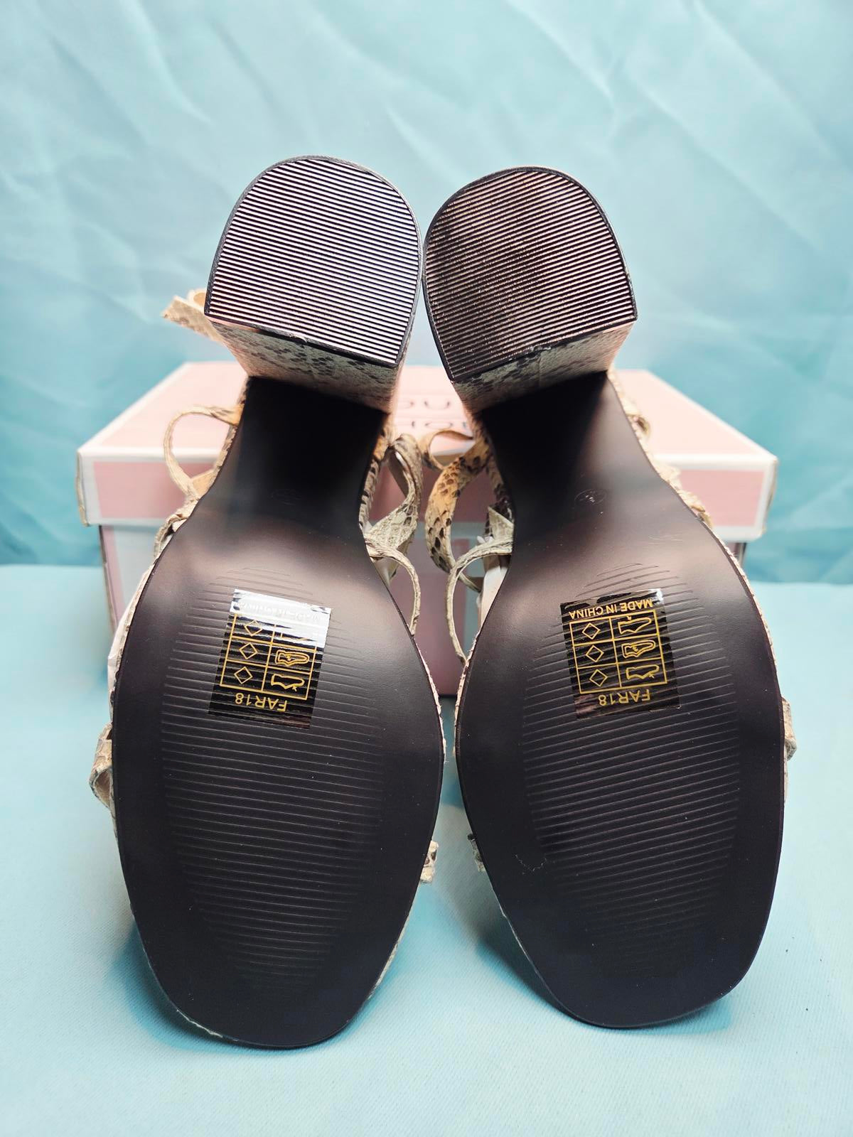 Woman's size 7 Open Toe Heels 2034