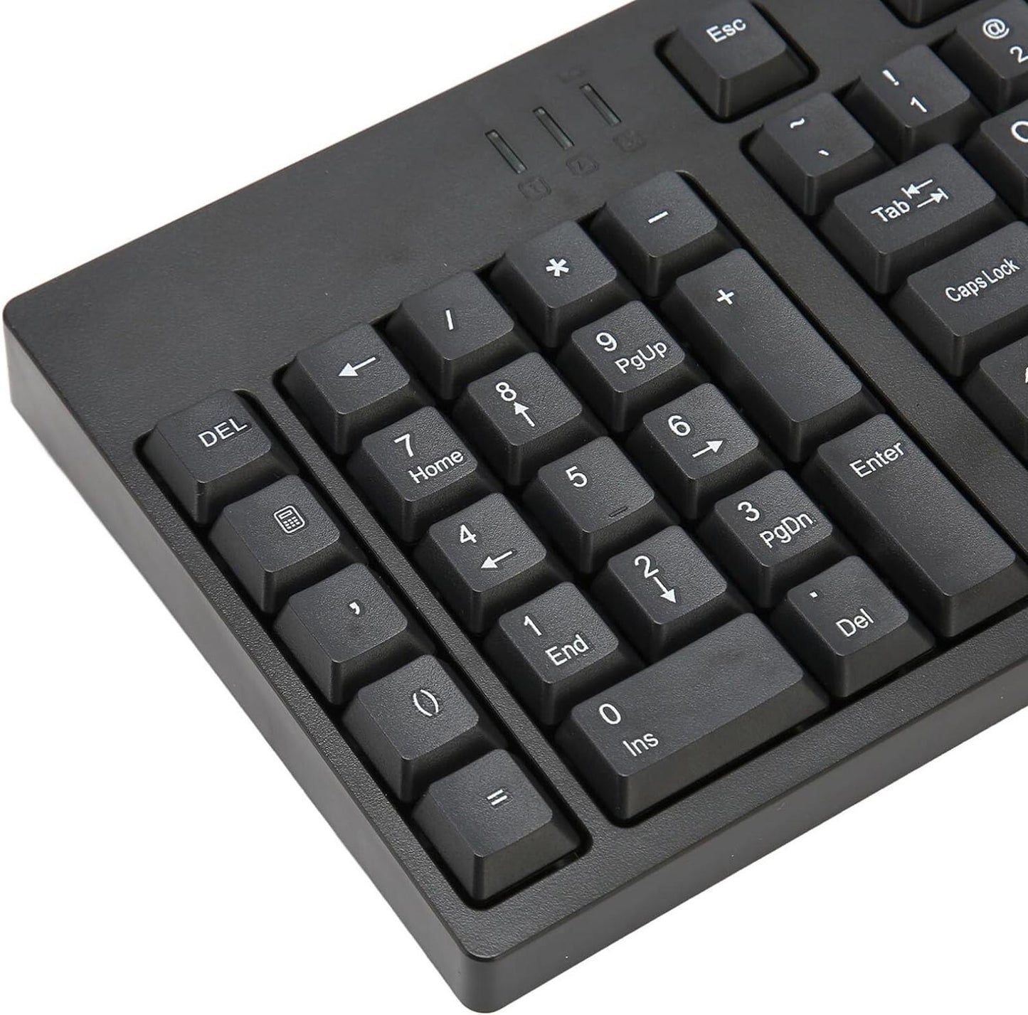 CCYLEZ Left Handed Keyboard, Office Accounting Keyboard, Plug and Play Black New