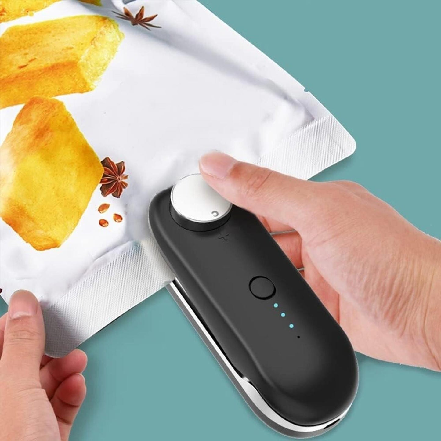 Mini Bag Sealer Cutter 2 In 1 Portable Sealing Machine Food Storage