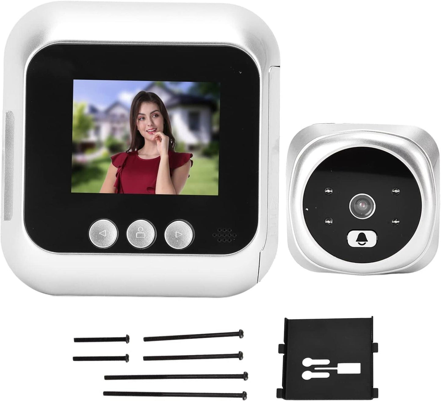 Video Door Peephole Viewer 2.8 Inch LCD Screen 135 Degree Digital Night Doorbell