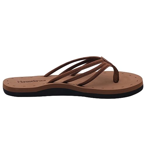 Harssidanzar Ladies Flip Flops Summer Beach Thong Sandals Lightweight with Arch Support KL221UK|B0CB3Z4DXQ