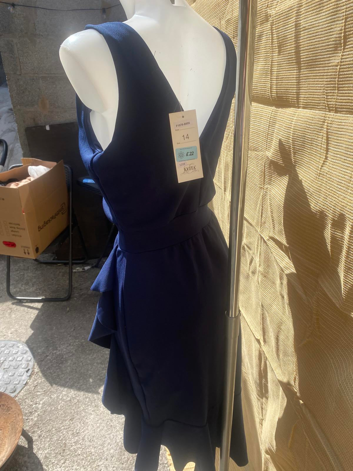 Lovely long blue dress 1208