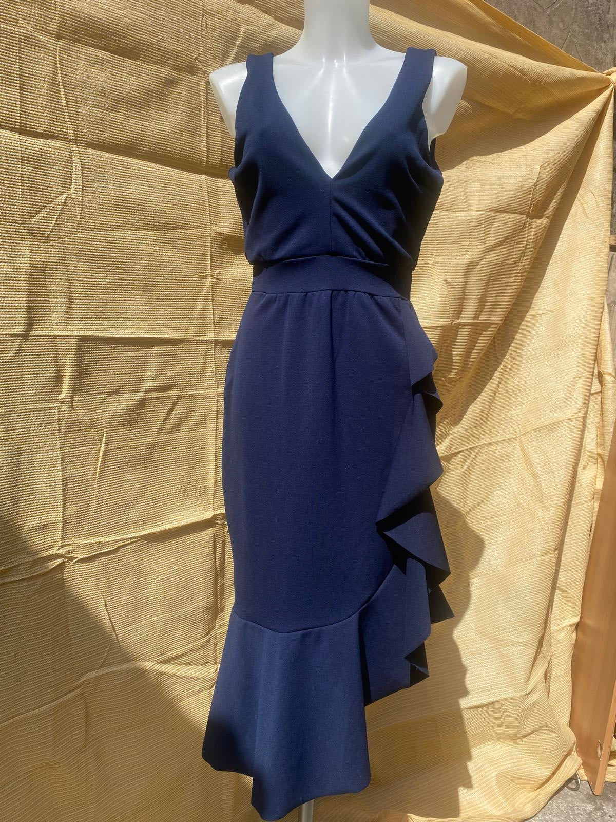 Lovely long blue dress 1208