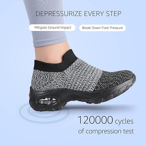 ZHR Women Slip On Walking Shoes Casual Trainer size 5.5