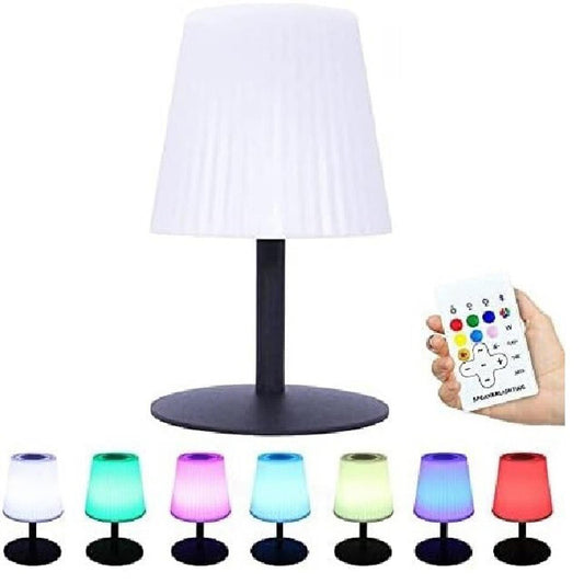 uuffoo RGB Table Lamp Bluetooth Speaker Rechargeable Night Light Remote Wireless