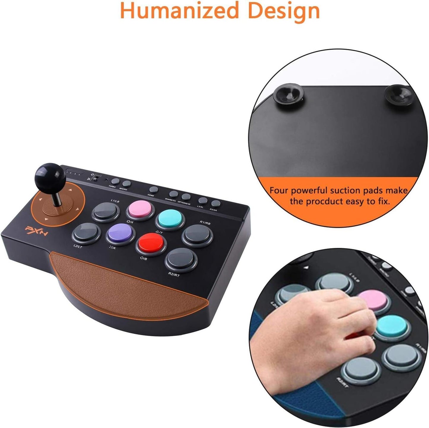 OPENED BOX PXN Arcade Joystick PXN 0082 Arcade Fight Stick Joystick Controller
