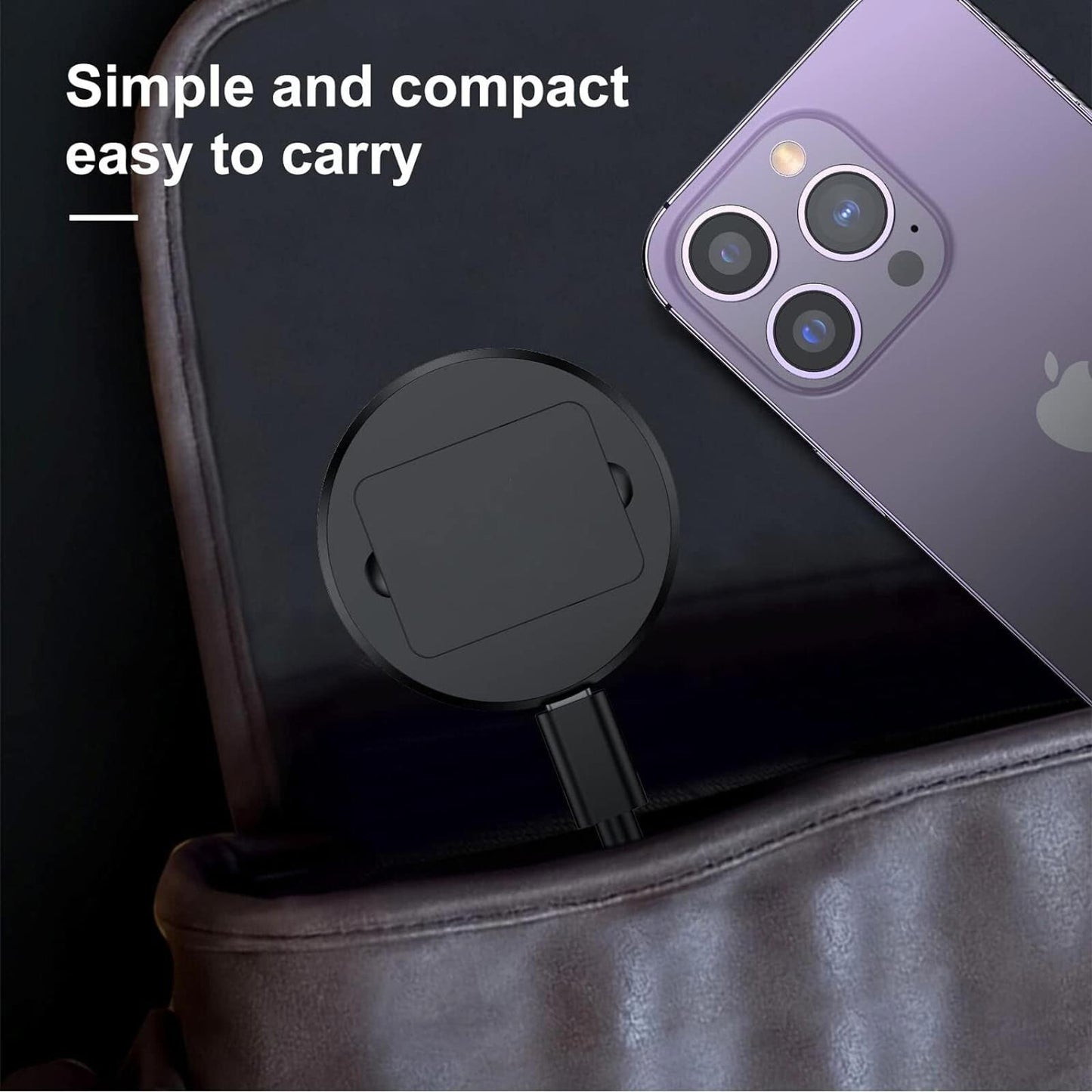 KKM Magnetic Wireless Charger, Compatible with MagSafe Charger Include Adapter