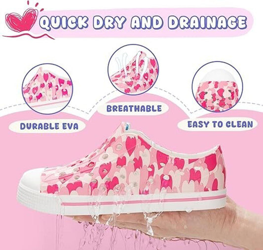 Kids Toddler Water Shoes girls pink Beach Shoes Lightweight