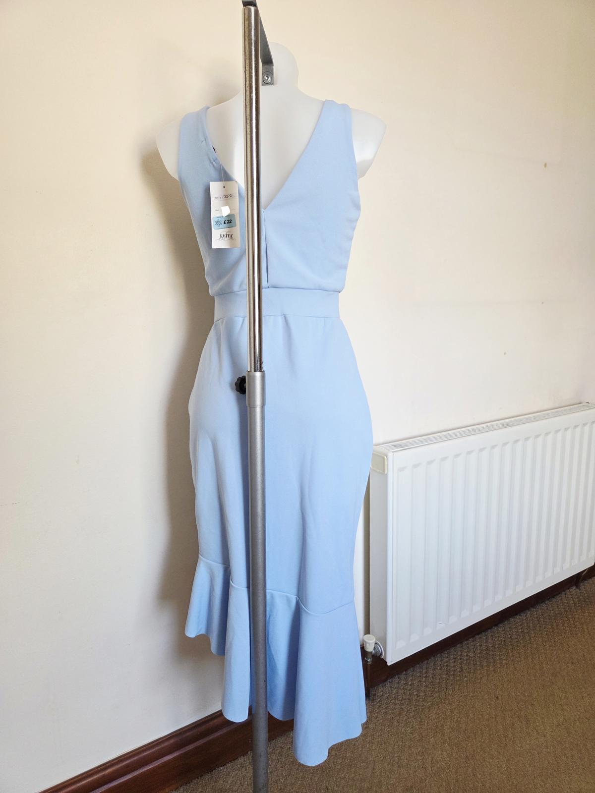 Size 10 Light Blue strappie Formal dress 2021