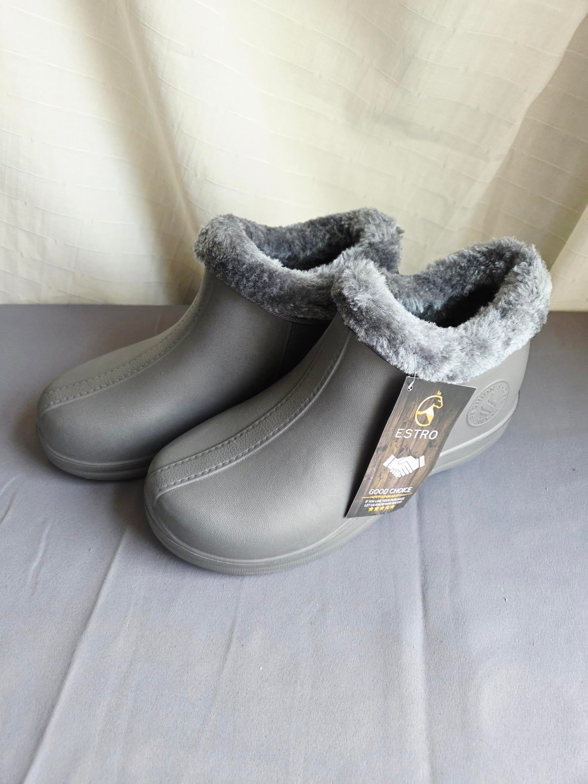 ESTRO Grey Size 3 Outdoor garden Ankle Boots 2399