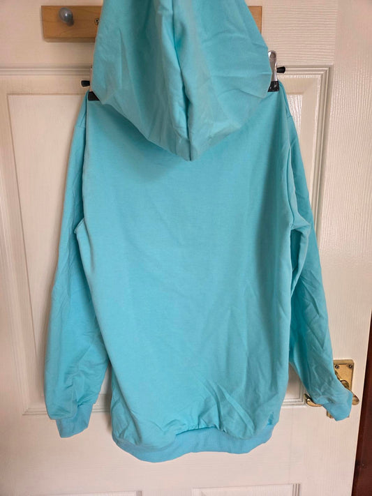 years 10-11 kids children's child Long Sleeved Light Blue Thin stitch Jumper unisex 2318