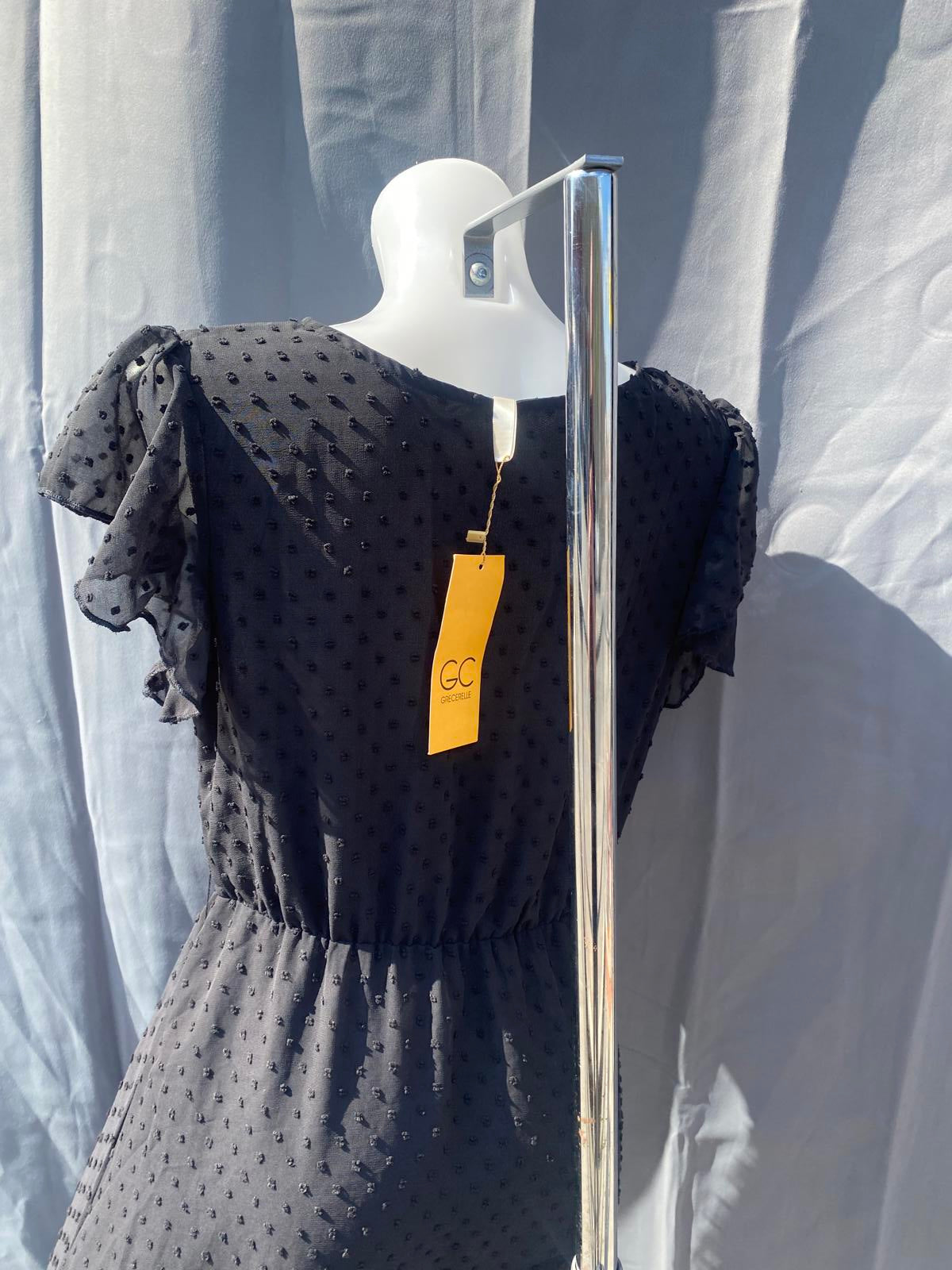 Long short sleeved dress 1191