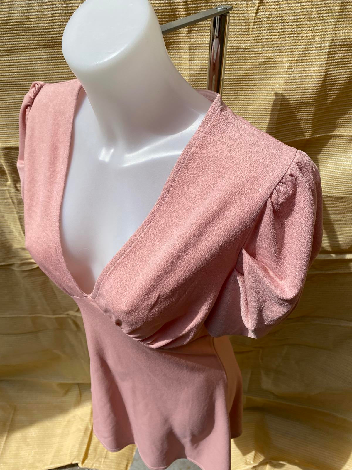 Summer style dress low v neck 1205