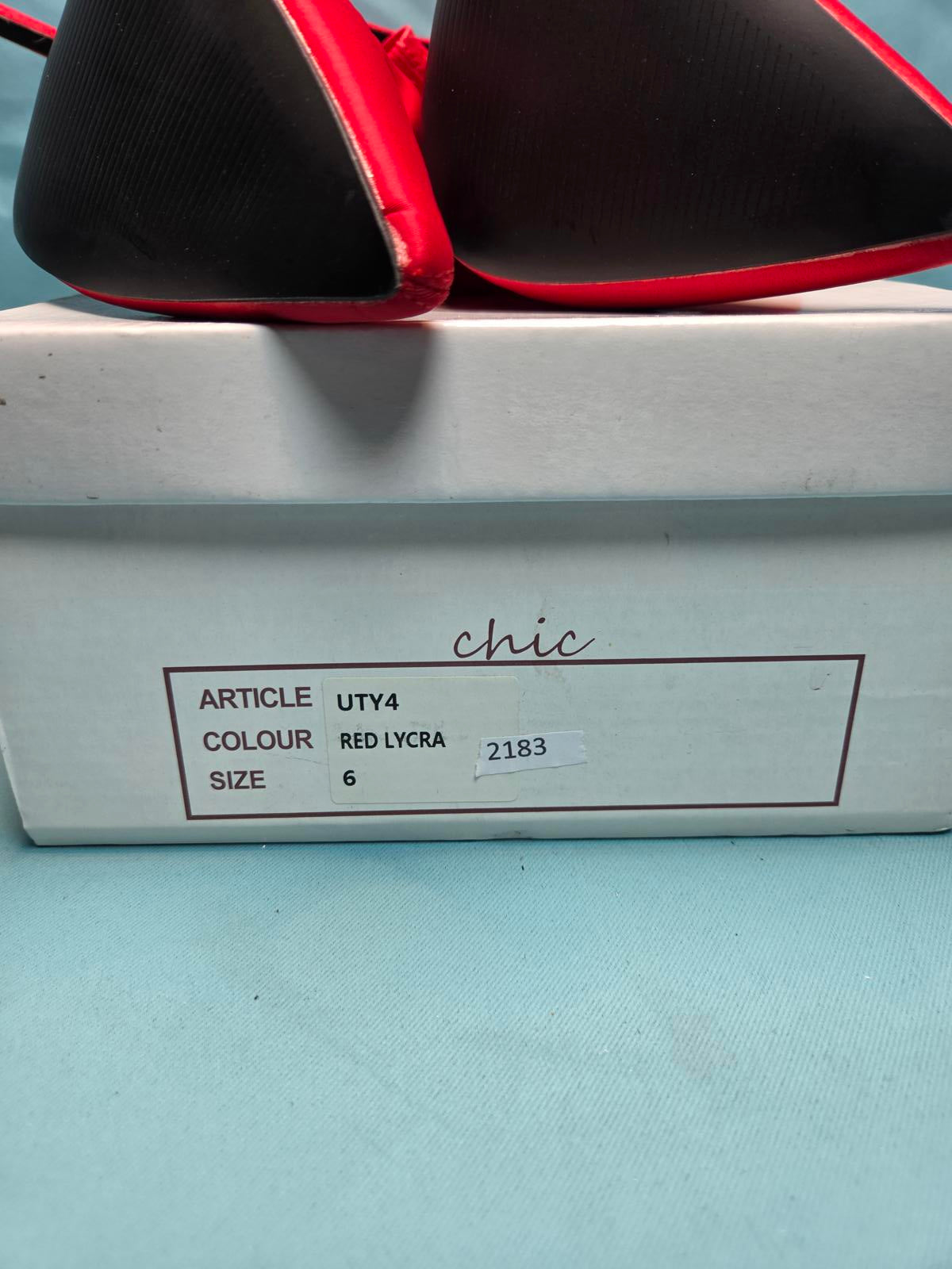 Woman's size 6 Red lycra boots 2183