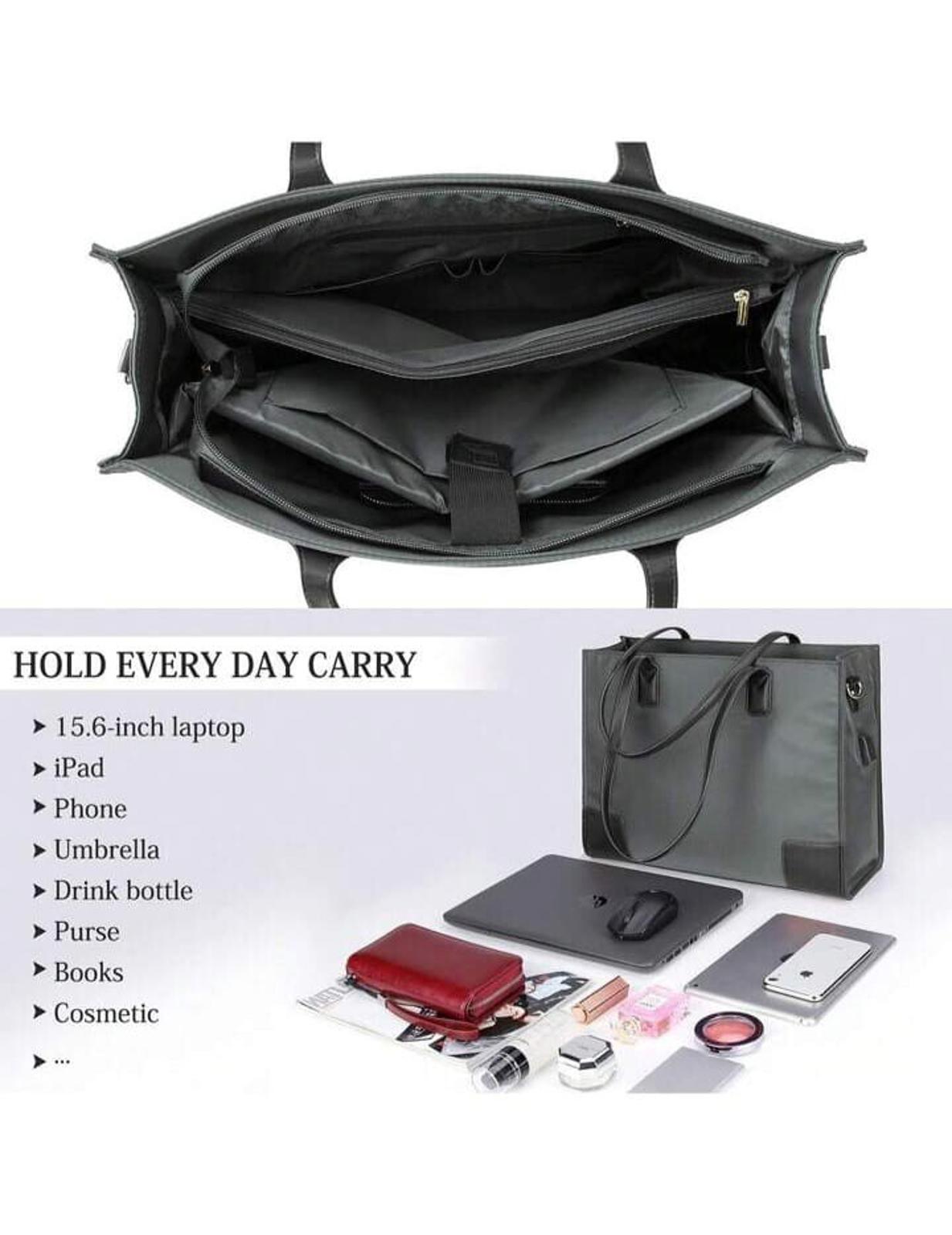 NUBILY - Designer Laptop Bags For Women - 15.6 Inch Large Waterproof Bag, New.