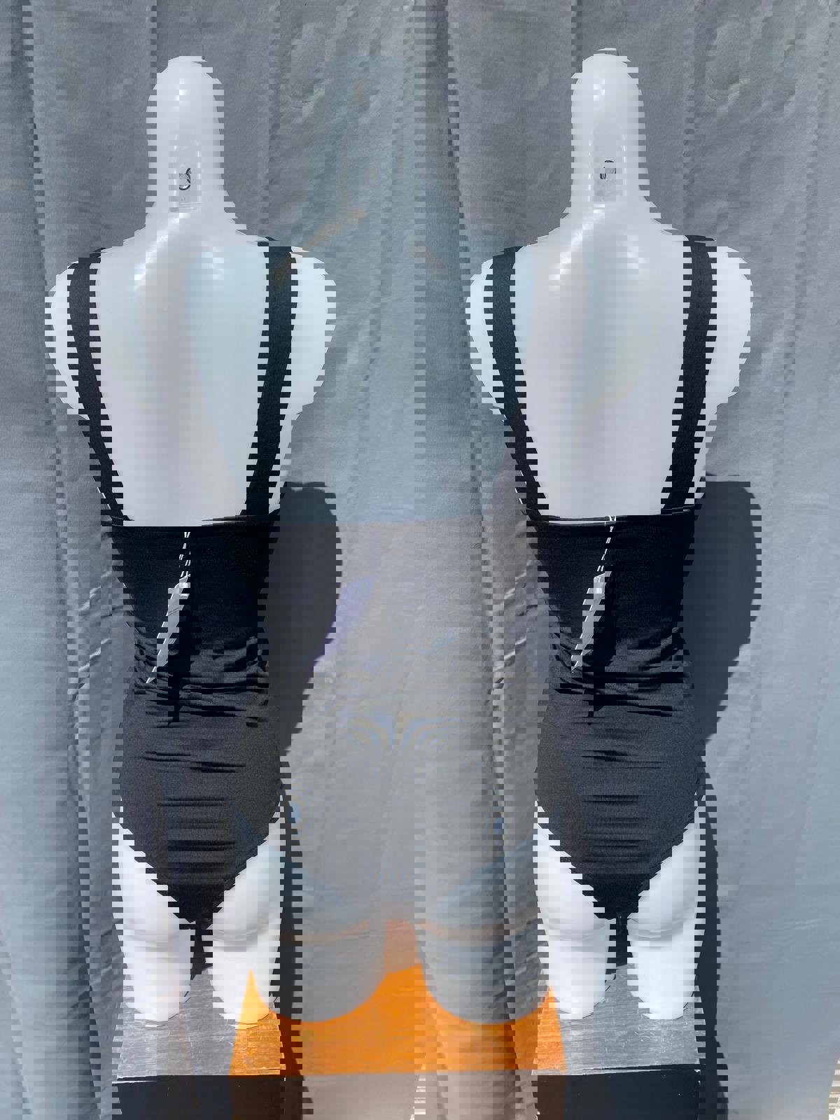 body suit sleeveless square neck 1182