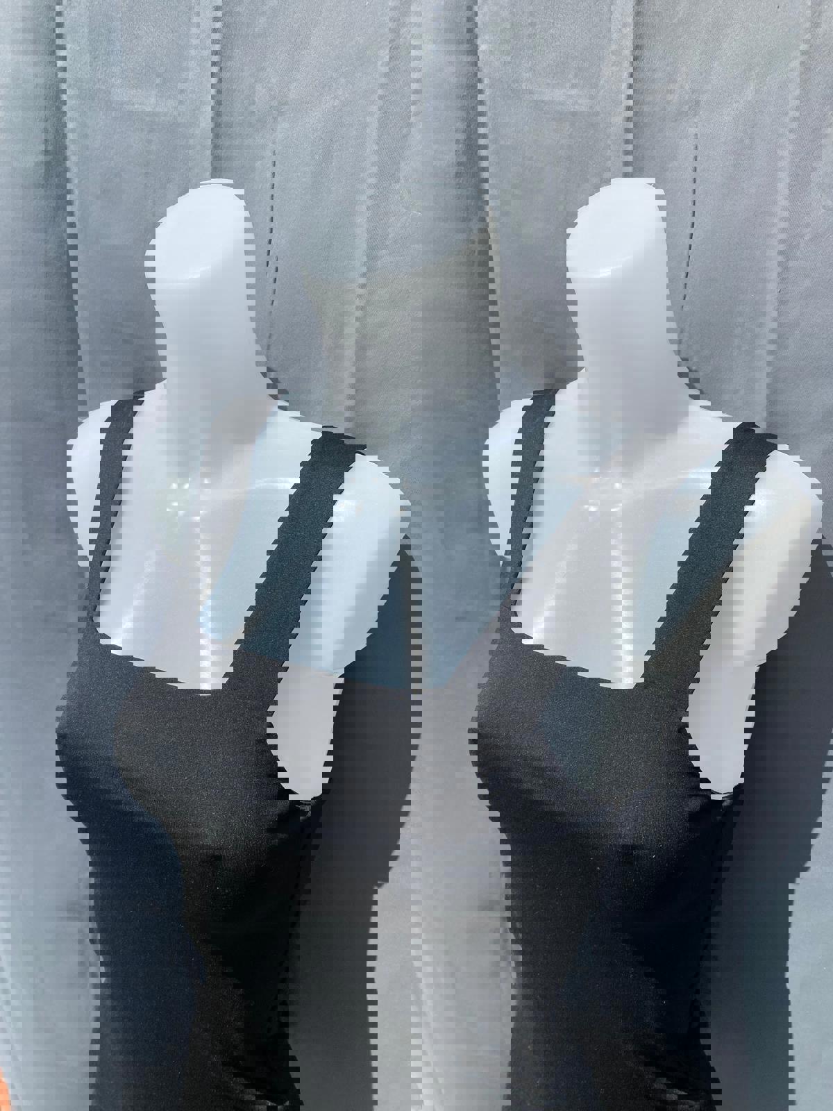 body suit sleeveless square neck 1182