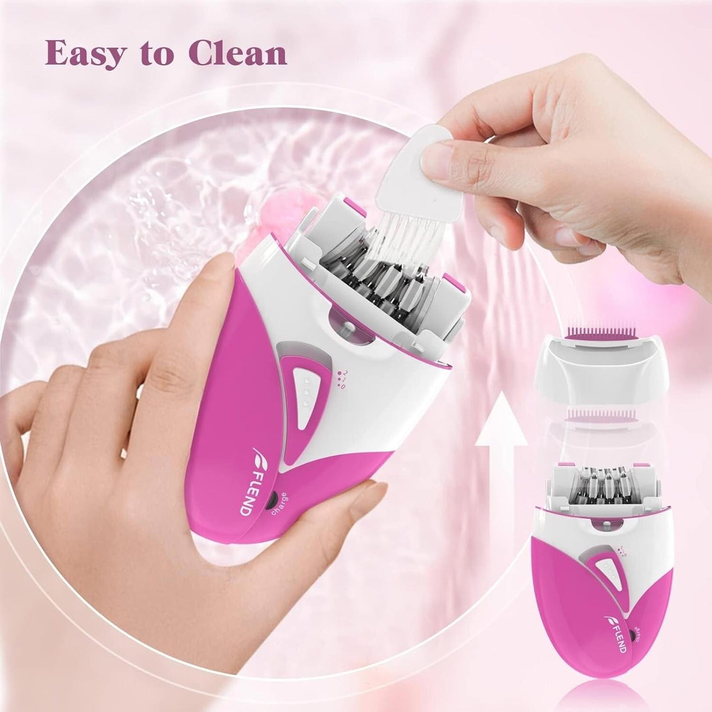 FLEND - Facial Hair Remover Smooth Glide Epilator for Women - NEW