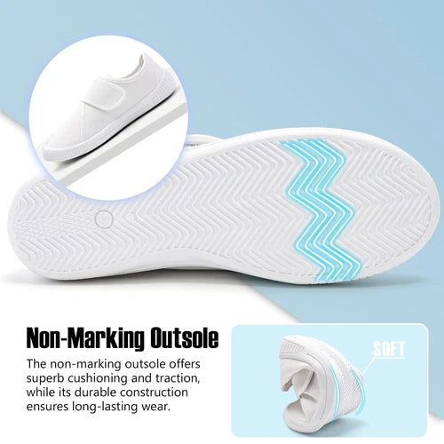 Kids Trainers Hook and Loop PE Pumps School Shoes Gym Plimsolls children