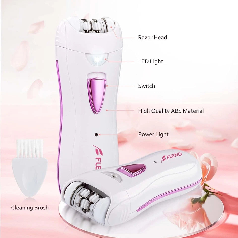 FLEND - Epilator Smooth Glide, Rechargeable Epilator for Women