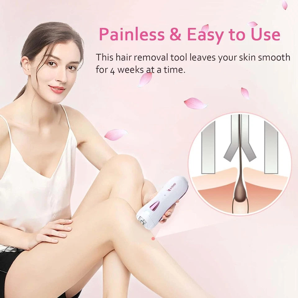 FLEND - Epilator Smooth Glide, Rechargeable Epilator for Women