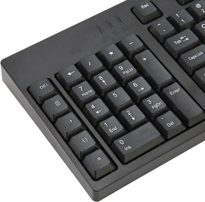 CCYLEZ Left Handed Keyboard, Office Accounting Keyboard, Plug and Play Black New