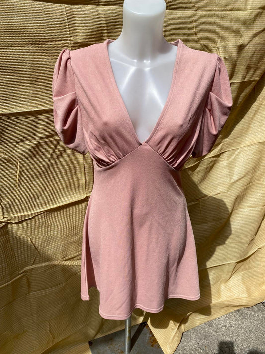 Summer style dress low v neck 1205