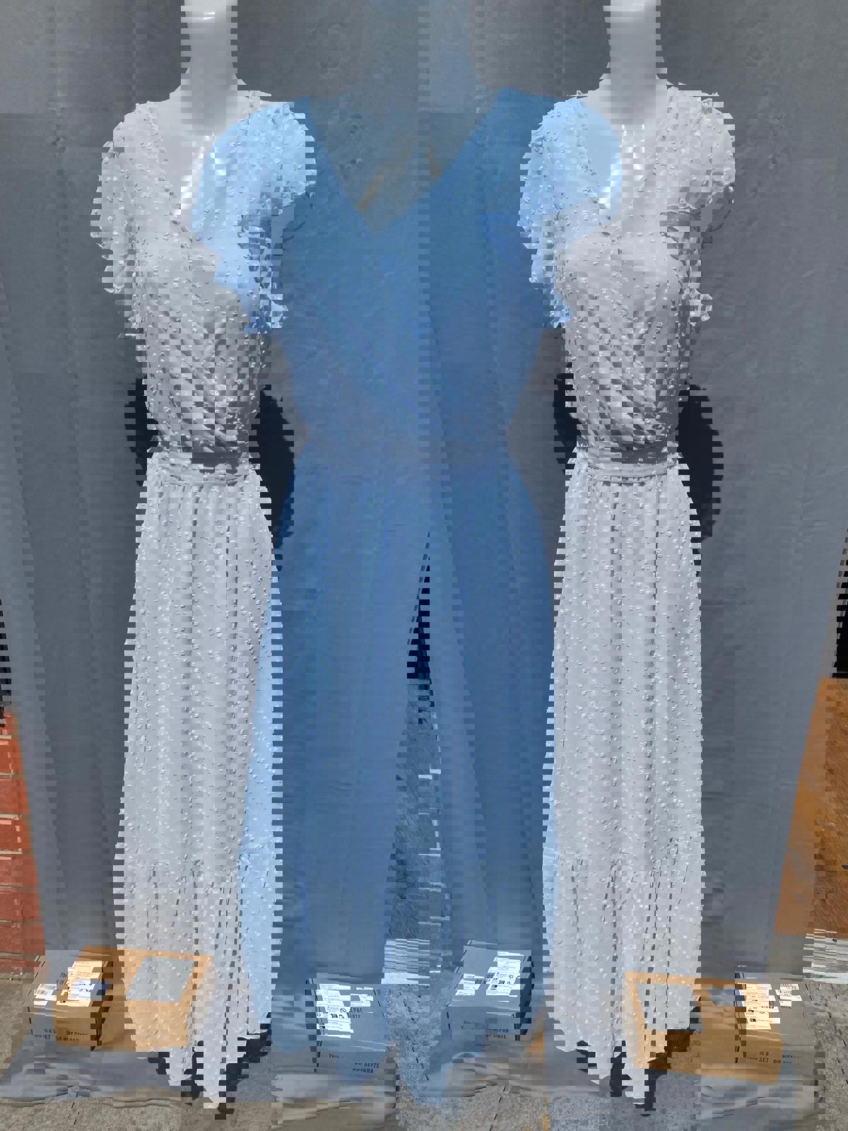 Long sleeveless dress 1254