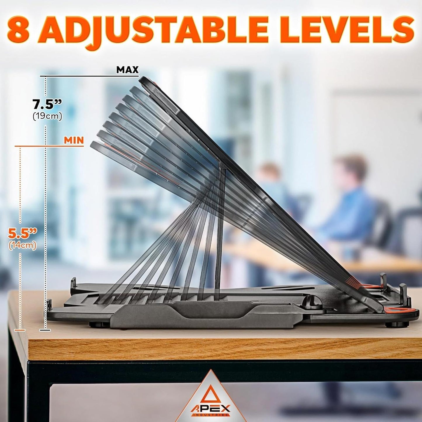 Premium Laptop Stand Phone Holder - 360°Adjustable macbook 13" - 17"