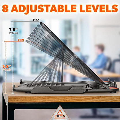 Premium Laptop Stand Phone Holder - 360°Adjustable macbook 13" - 17"