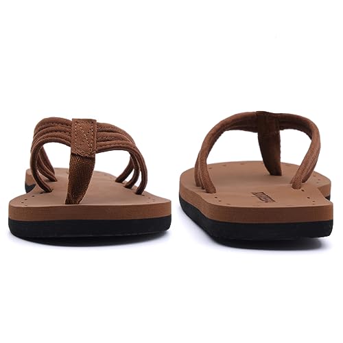 Harssidanzar Ladies Flip Flops Summer Beach Thong Sandals Lightweight with Arch Support KL221UK|B0CB3Z4DXQ