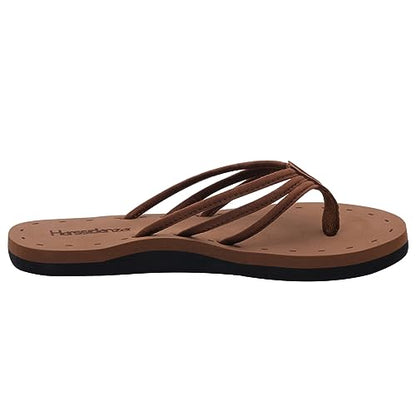 Harssidanzar Ladies Flip Flops Summer Beach Thong Sandals Lightweight with Arch Support KL221UK|B0CB3Z4DXQ