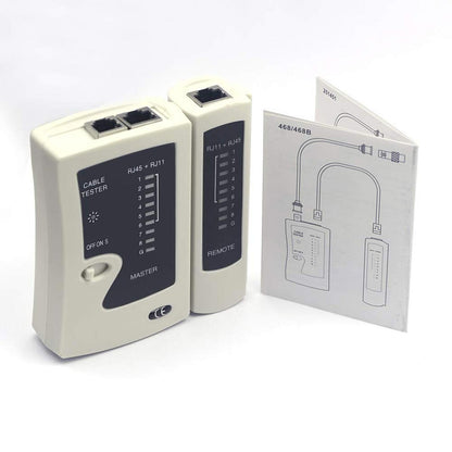 VCELINK GJ468 Network Cable Tester RJ45 Ethernet PoE Cat5/Cat6/Cat7 LAN RJ11