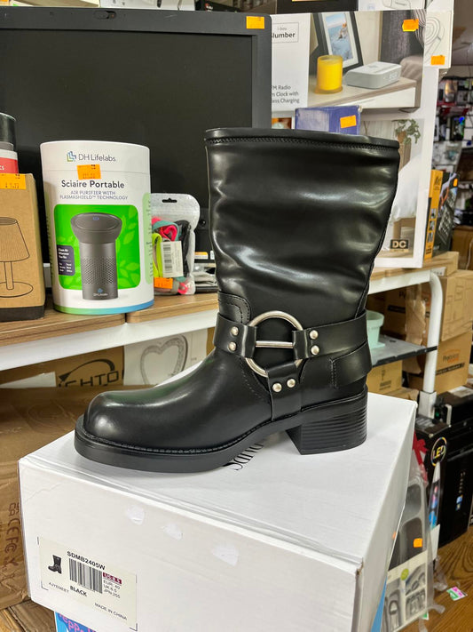 Pull On Comfy Mid Calf Boots for Women size 6.5