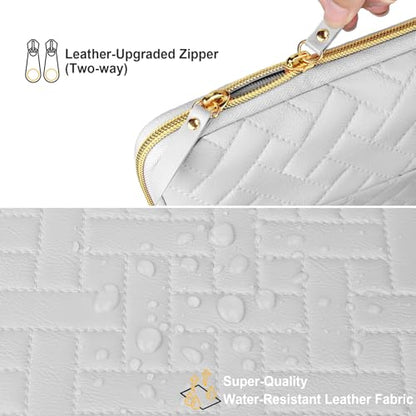 Lacdo Laptop Sleeve Case for 15 inch New MacBook Air M4 A3241 2025/M3 A3114/M2 A2941 2024-2023, 15 inch MacBook Pro A1990 A1707, Dell XPS 15 Plus 2022-2020 Computer Bag Accessory Pocket, Space Gray|B0D86KXJ98