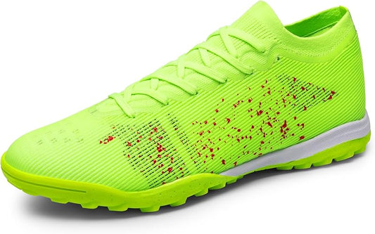 DREAM PAIRS Men Football Shoes, Outdoor Soccer Shoes for Athletes and Teen, Professional Fashion Trainer Running Shoes for School and Sport Shoes