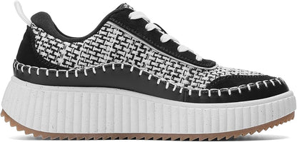 DREAM PAIRS Womens Trainers Platform Trainers Casual Fashion Road Running Shoes for Women SDFN2379W