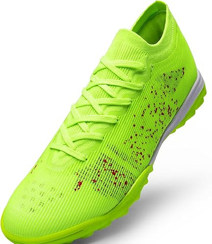 DREAM PAIRS Men Football Shoes, Outdoor Soccer Shoes for Athletes and Teen, Professional Fashion Trainer Running Shoes for School and Sport Shoes