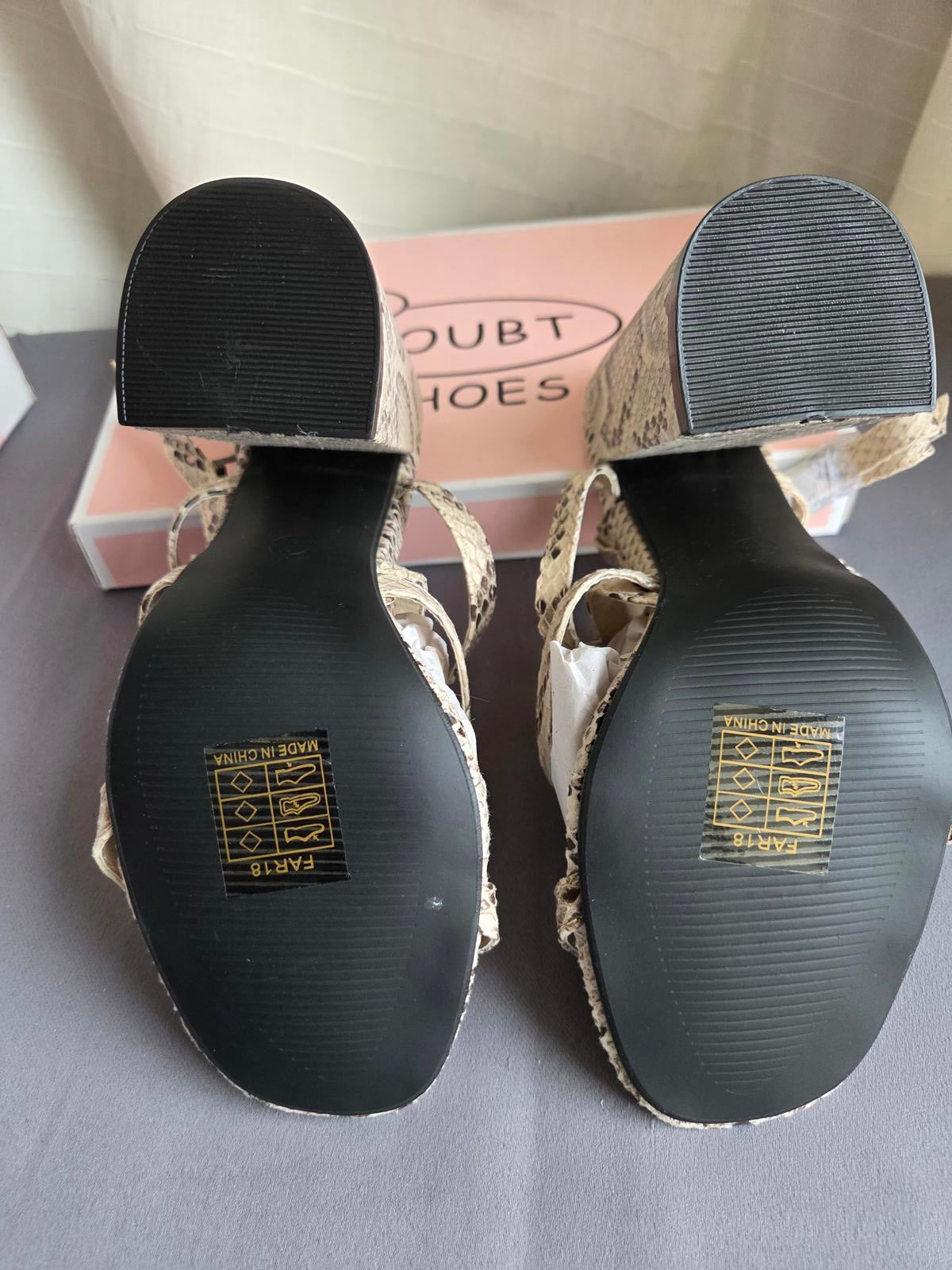 Woman's size 3 Open Toe Heels 2282
