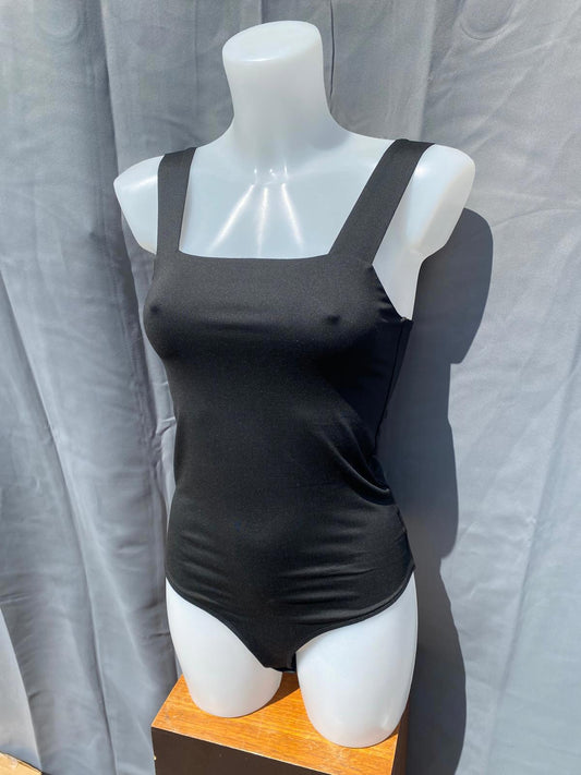 body suit sleeveless square neck 1182