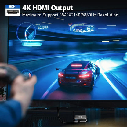 VCOM USB C to Dual HDMI Adapter MST, 4K@60Hz and Dual 4K@30Hz 100W PD