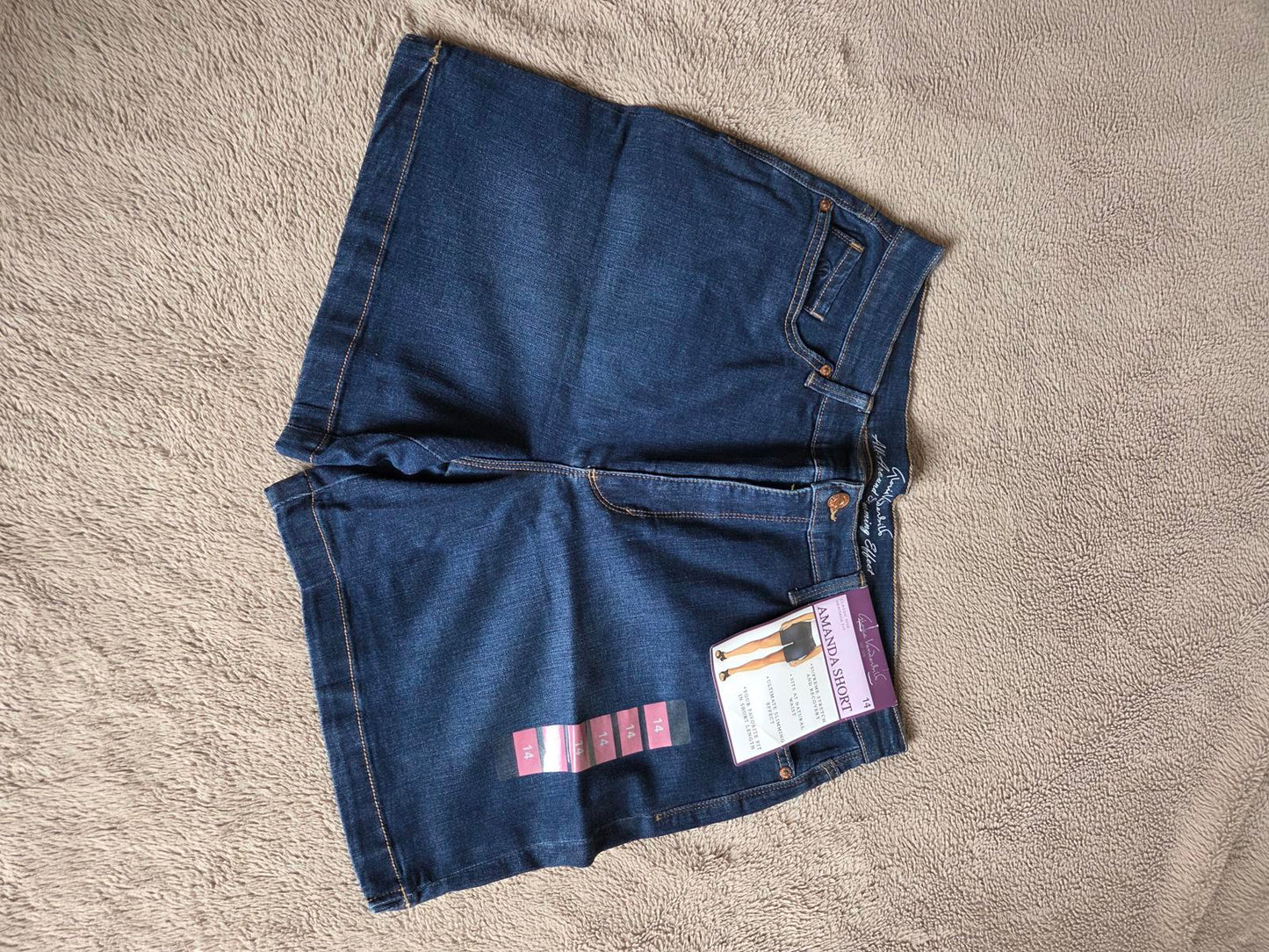 Amanda Size 14 Denim Shorts 2370