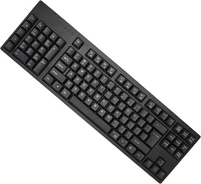 CCYLEZ Left Handed Keyboard, Office Accounting Keyboard, Plug and Play Black New