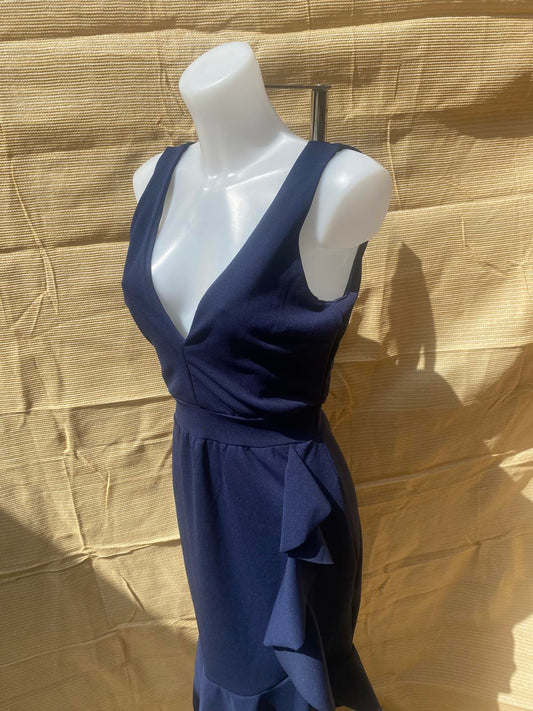 Lovely long blue dress 1208
