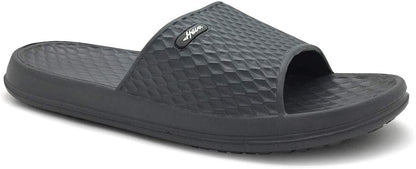 HEVA Shower Slippers Slide Sandals Mens Open Toe Bathroom Beach Indoor House Shoes