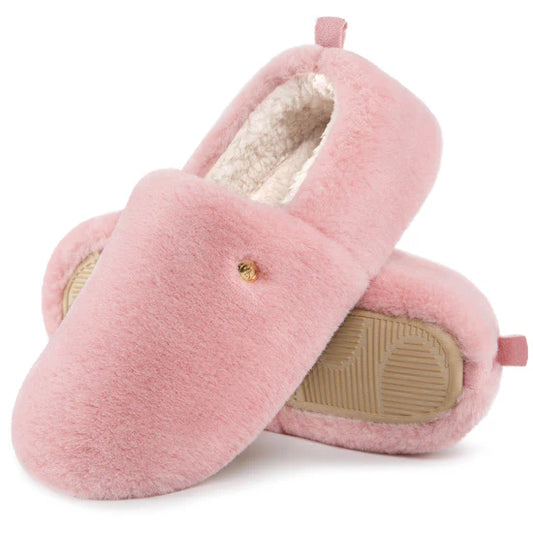 EverFoams Women's Closed Back Slippers Pink size 5-6