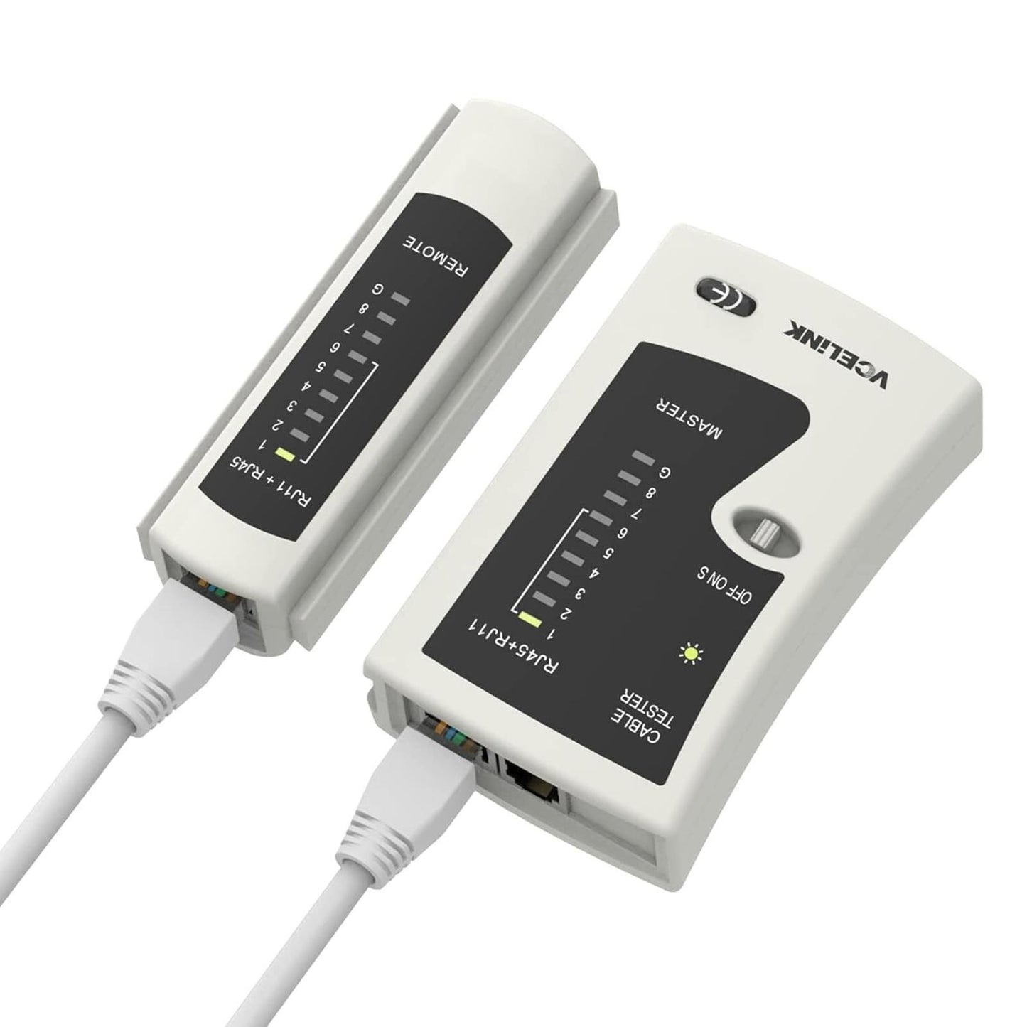 VCELINK GJ468 Network Cable Tester RJ45 Ethernet PoE Cat5/Cat6/Cat7 LAN RJ11