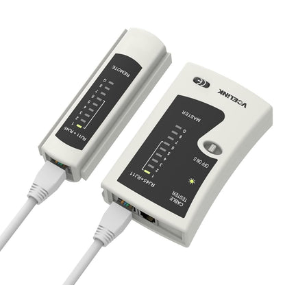 VCELINK GJ468 Network Cable Tester RJ45 Ethernet PoE Cat5/Cat6/Cat7 LAN RJ11