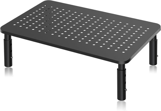 Bracwiser Monitor Stand Riser, Metal Computer Stand, 3 Height Large Universal