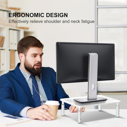 Bracwiser Monitor Stand Riser, Metal Computer Stand, 3 Height Large Universal